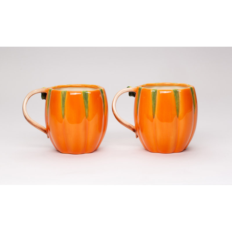 Ensemble de 2 tasses d'automne