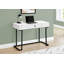Bureau d'ordinateur, bureau personnel, ordinateur portable, tiroirs de rangement, L 42 po, travail, stratifié, métal, contemporain, moderne-1526090378
