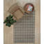 Tapis rayé noir en laine fabriqué à la main Selene-16700908