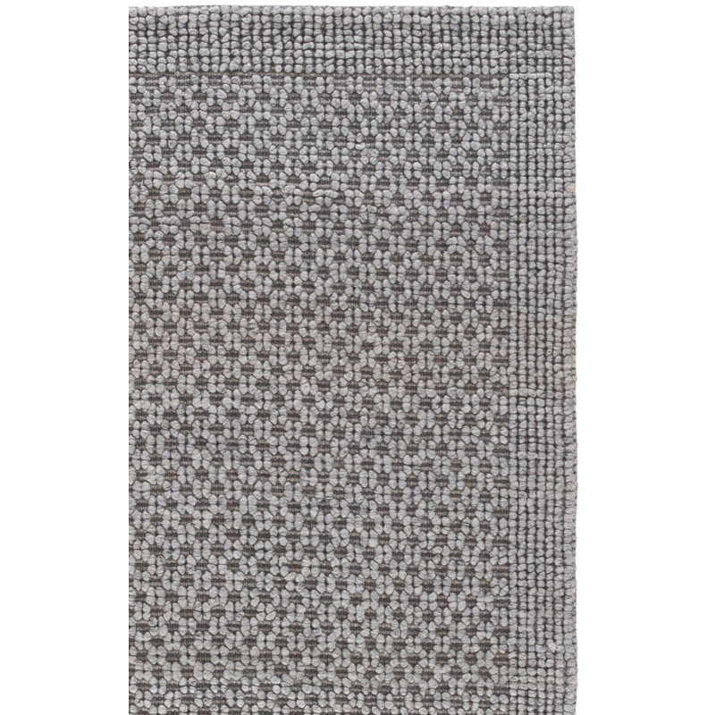 Natura Hand Woven Wool; Cotton; Recycled P.E.T Geometric Indoor Rug, Rectangle 4' x 6'