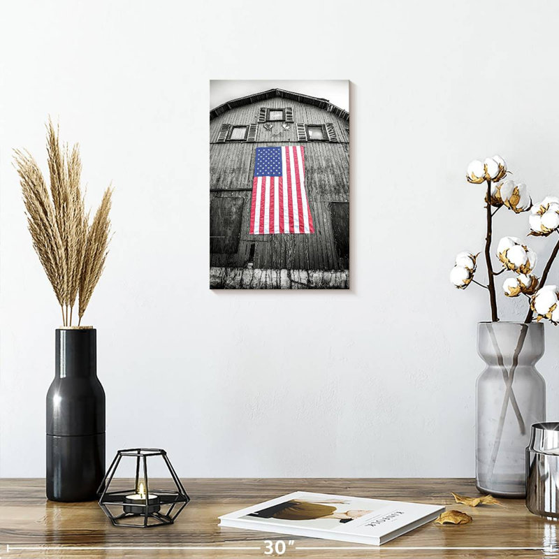 Borges Red White And Blue, 12" H x 8" W