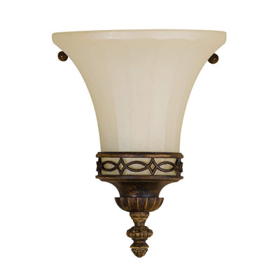 Sarenac Glass Flush Mounted Sconce