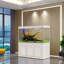 Aquarium rectangulaire 166 gallons blanc