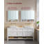 Anesca Wall Mounted Required Bathroom Cabinet