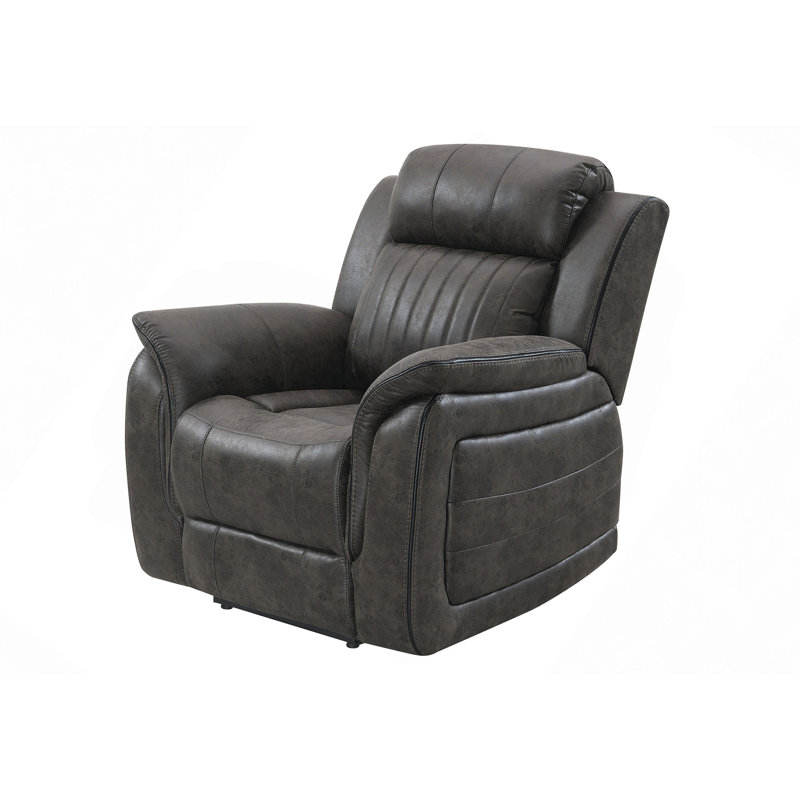 Fauteuil inclinable Soft, fauteuil inclinable gris Steban