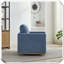 Fauteuil carré pivotant rembourré 360 degrés-1094357285