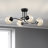 Dimitra Glass LED Semi Flush Mount