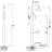 1 Handle Floor Tub Filler with Diverter-12517406