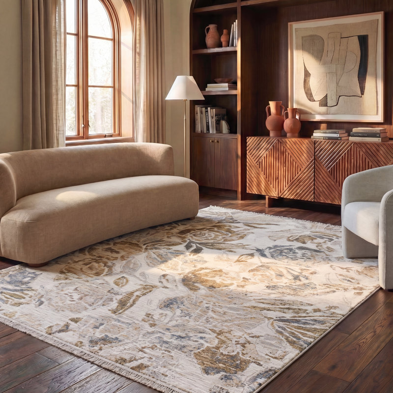 Tapis floral Bloom 724 Performance, Rectangle 8' x 10'