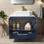 Ensemble de meuble-lavabo simple 24 po Ebony