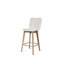 Lily Stool with Solid Wood Frame-942537841