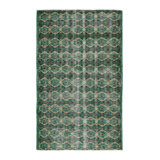 One-of-a-Kind Rectangle 3'8" X 6'4" Hand Knotted Area Rug