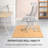 Standard 8mm Thick Bamboo Chair Mat – Anti-Slip, Straight Cut, Designed for Hard Flooring-15633721-15633717-15633718