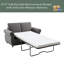Canapé-lit 57,9 po avec matelas à mémoire de forme simple et deux ports USB pour les espaces de salon-862181891