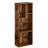 4-Layer Irregular Open Shelf Bookcase-240241100