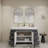 60" Double Bathroom Vanity Set with Drawers and Doors-70381294