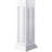 Craftsman Classic Square Non-Tapered, Double Raised Panel PVC Column Kit, Crown Capital & Crown Base-36090664