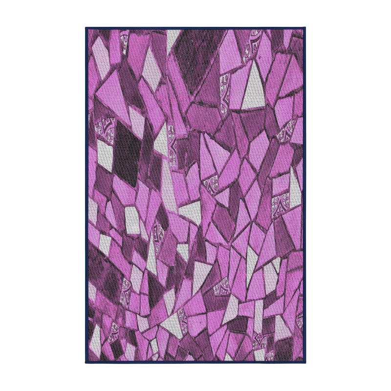 Tapis mauve/blanc à motifs Chantille, Rectangle 3 pi x 5 pi