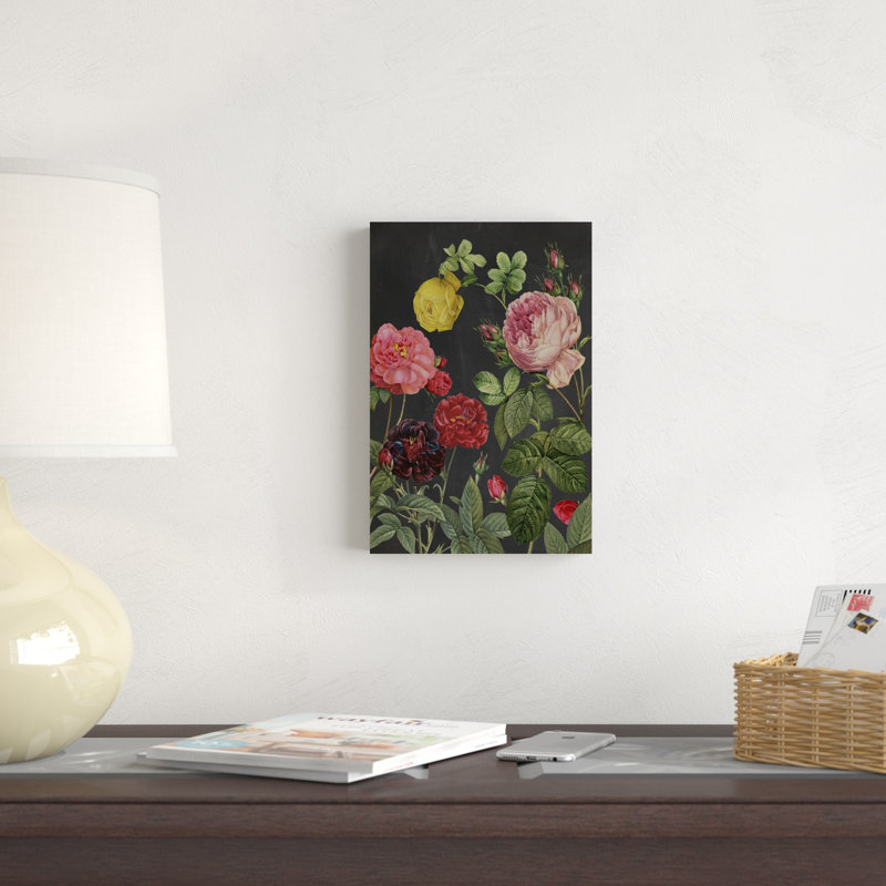 «Redoute's Bouquet II» par Pierre Redoute - impression sur toile tendue, H 12 po x l 8 po x P 1,25 po