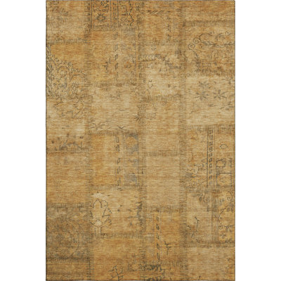 Premium Machine Washable Prisco Copper Rug