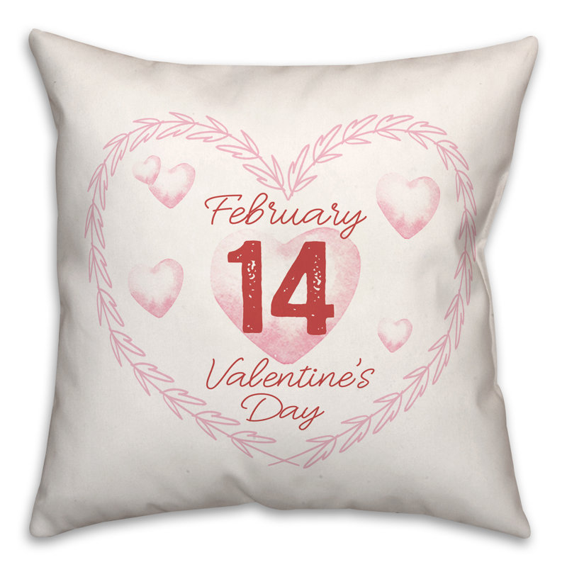 Spun Polyester Reversible Throw Pillow