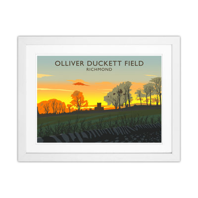 Olliver Duckett Field 1 Piece Wall Art