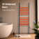 Leaning Towel Warmer Rack Large Capacity Leaning Design Towel Rack with Easy Setup Frame