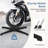 Desk Chair No Wheels, Criss Cross Chair Wide Cross Legged Office Desk Vanity Chair, PU Leather Armless Adjustable Swivel Chairs For Home Computer Task Brwon-124350903