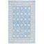 Tapis en laine / coton touffeté à la main ébène en bleu / ivoire-113063424
