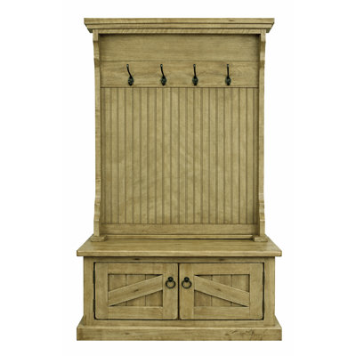 Kinley Hall Tree 37.5'' Wide with Bench and Shoe Storage