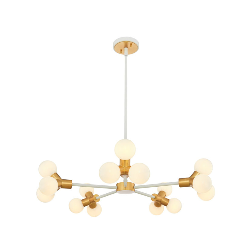 Lustre en laiton Tres 15 LT Kalco