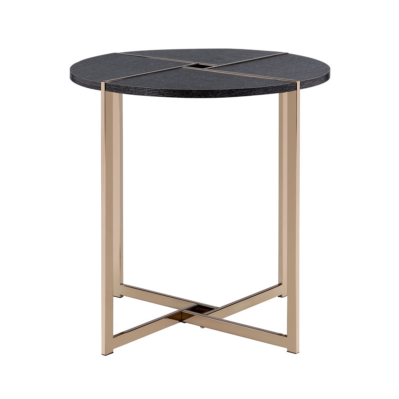 Table de bout avec pieds croisés