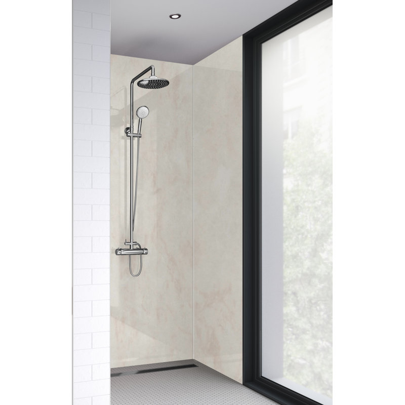 90mm W x 242mm H Decorative Wall Panel with Glass