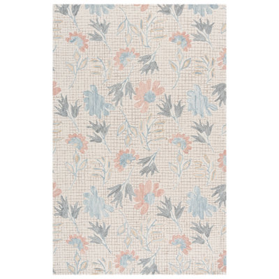 Jardin Hand Tufted Wool, Cotton Floral Indoor Rug