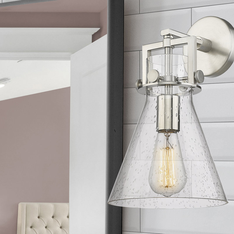 Skokie Armed Sconce, Mercury, Champagne Bronze