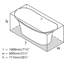 Toulouse 71.13" Freestanding Soaking Bathtub-45225355