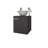 Wengue Bathroom Vanity With Integrated Sink-1565768711