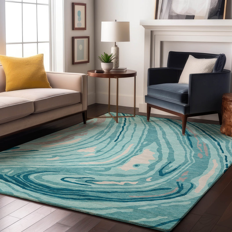 Tapis tourbillon AMF1051 lavable à la machine de qualité supérieure, Rectangle 2 pi 6 po x 3 pi 10 po