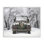 «Wreathed Truck in Snow», estampe numérique, conception par Lori Deiter