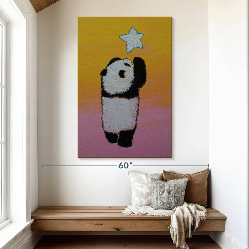 Brampt Panda Star, 51" H x 34" W