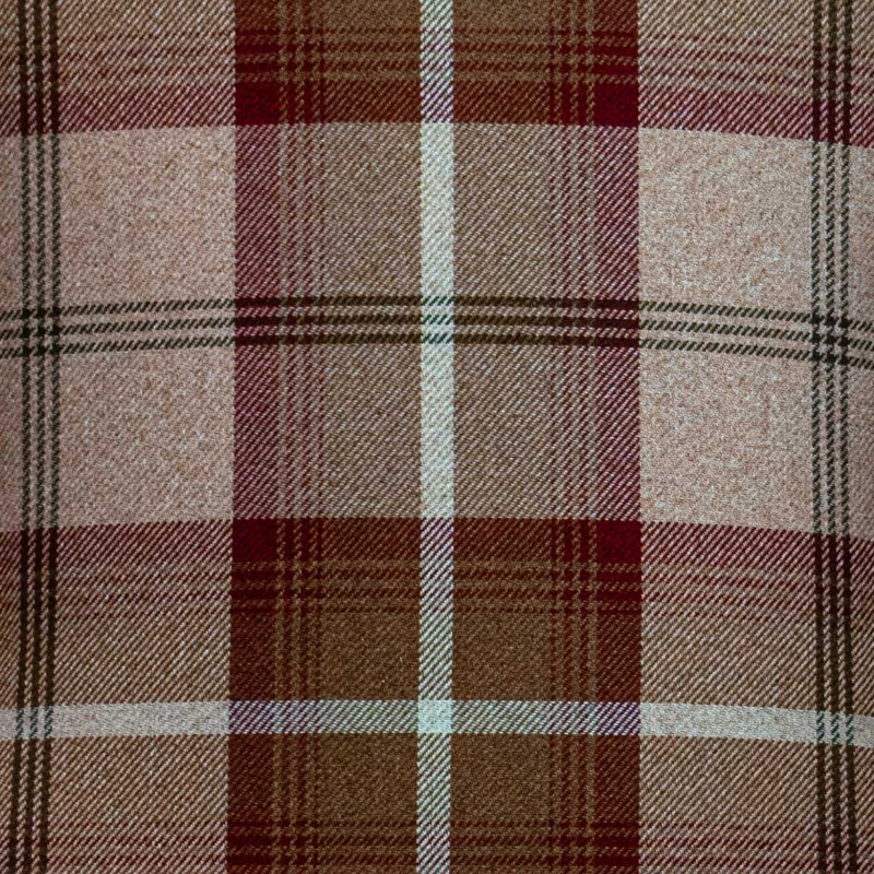 50.8cm Wide Rectangle Plaid Footstool Ottoman with Storage