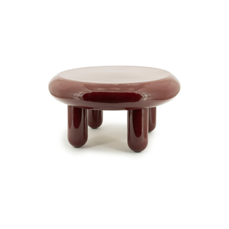 Coffee Table, Burgundy