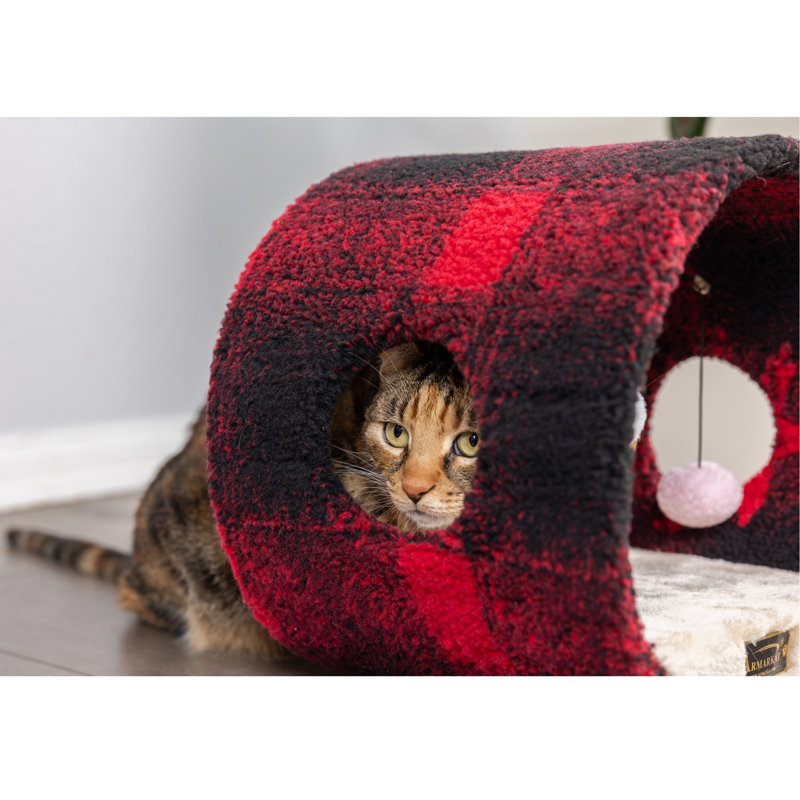 Condo pour chat en bois véritable, H 12 po x l 12 po x P 10 po