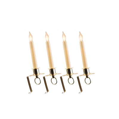 Unscented Flameless Candle with Metal Holder