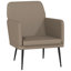 Ghada Faux Leather Armchair-1764847932