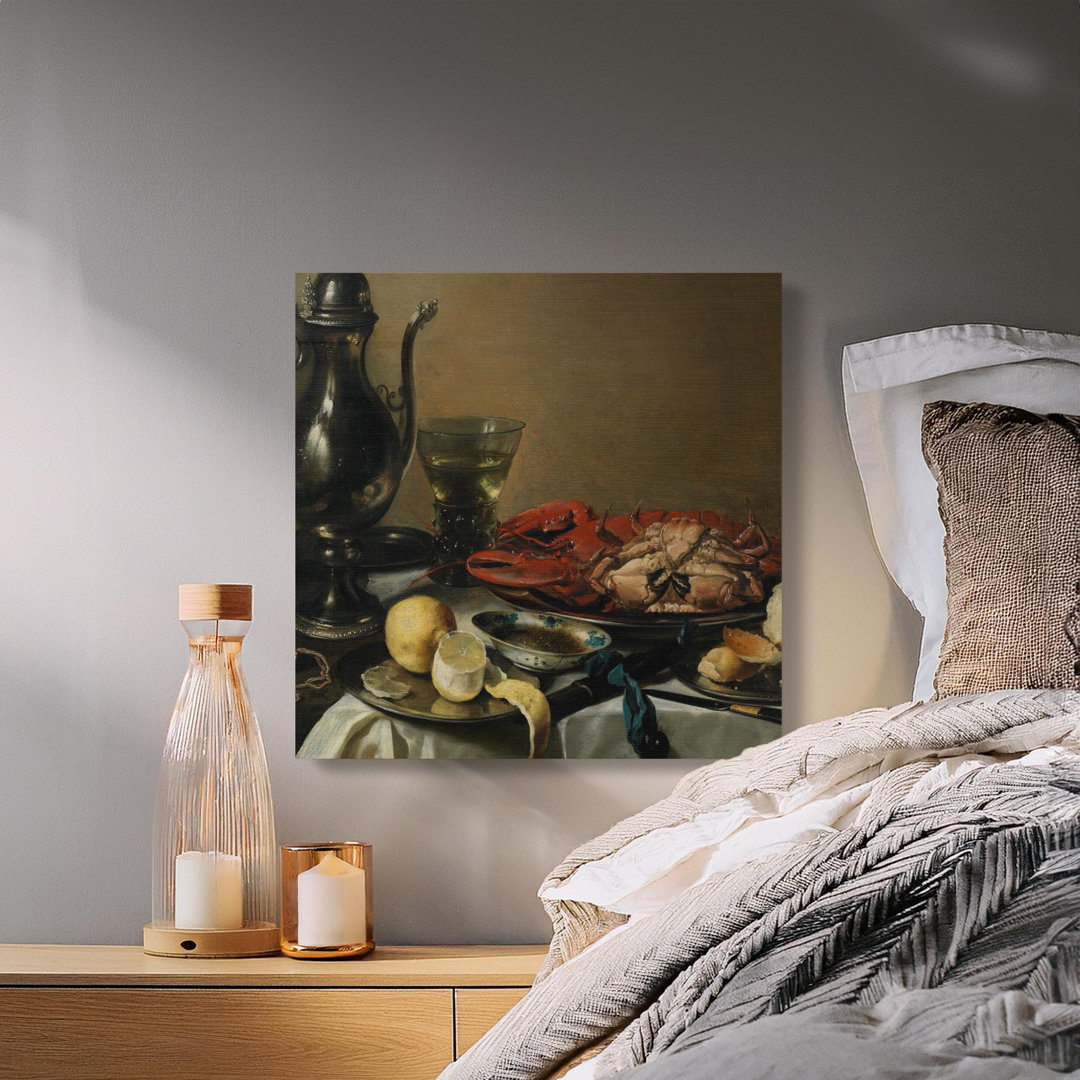 Lobster Still Life Canvas Wall Art, Archival Quality Print, Gallery Wrapped, Ready to Hang, Classic Kitchen DvÉ¬©cor, Statement Piece