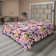 Drap plat à motif floral bohème Ambesonne