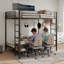 Full Over Twin Bunk Bed With Desk And Charging Station