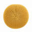 Pouf rond en coton Bordeaux