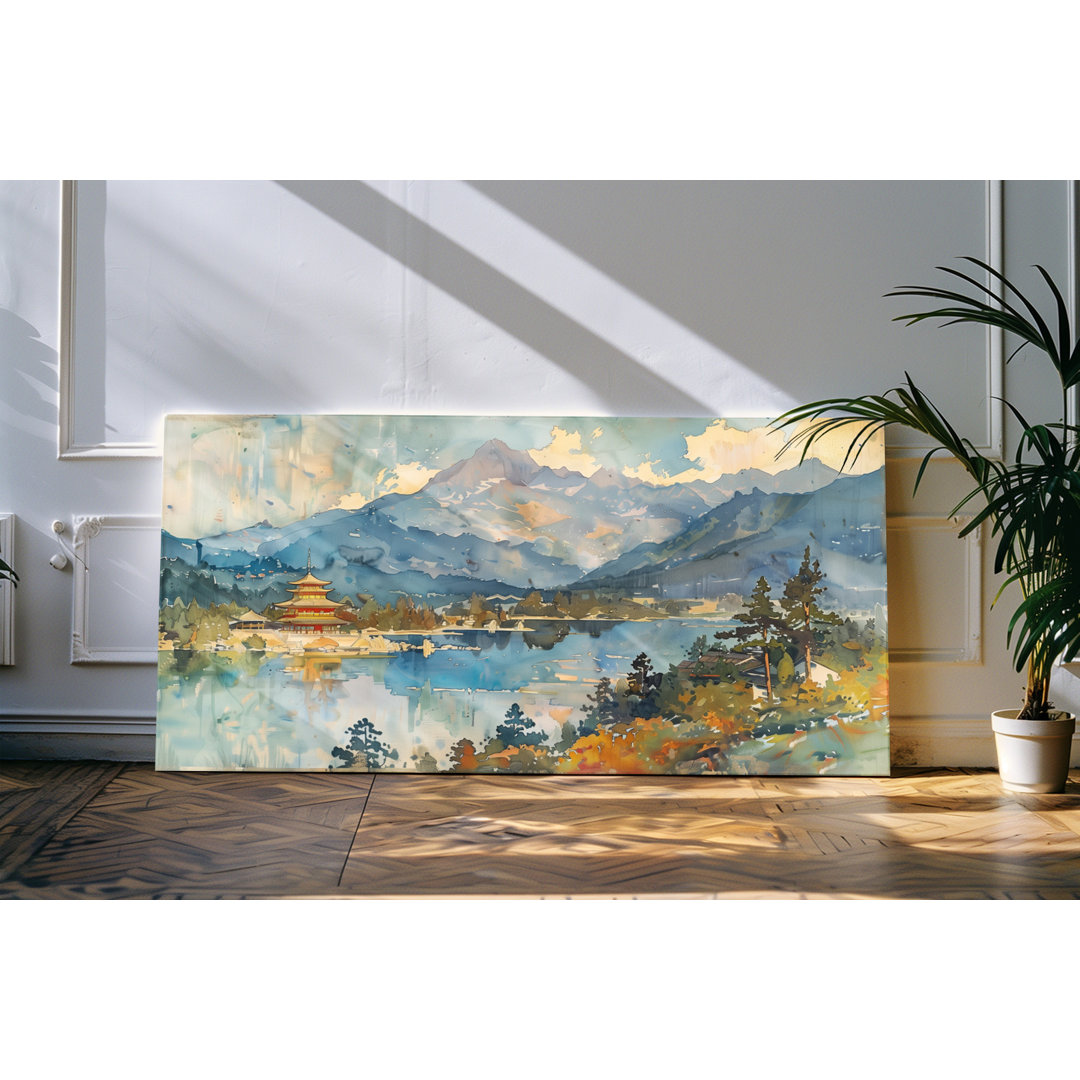 Leinwandbild 120x60 cm Berglandschaft